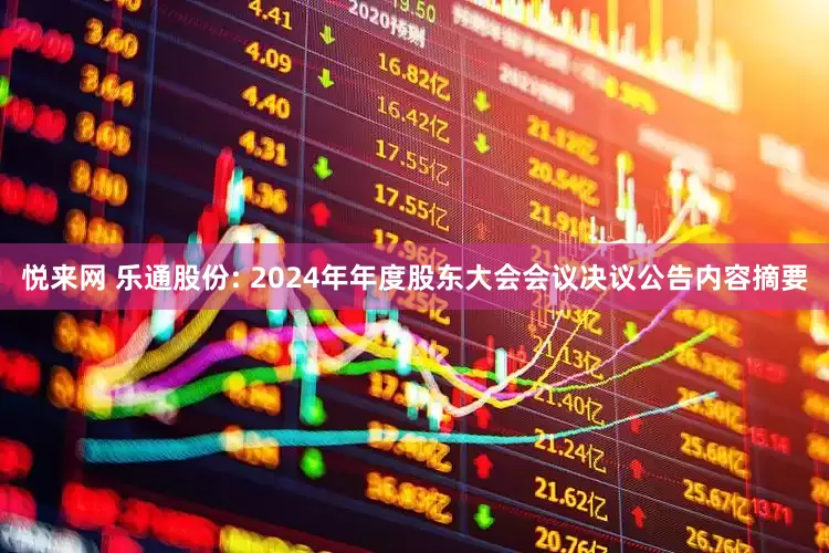 悦来网 乐通股份: 2024年年度股东大会会议决议公告内容摘要